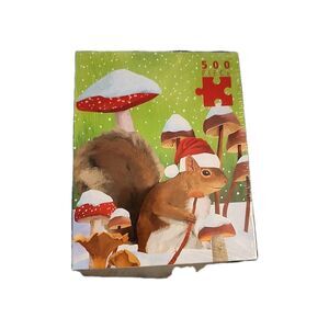 New Scott Church Winter Squirrel Puzzle Snow Scene 550 Piece Jigsaw Puzzle 19x26